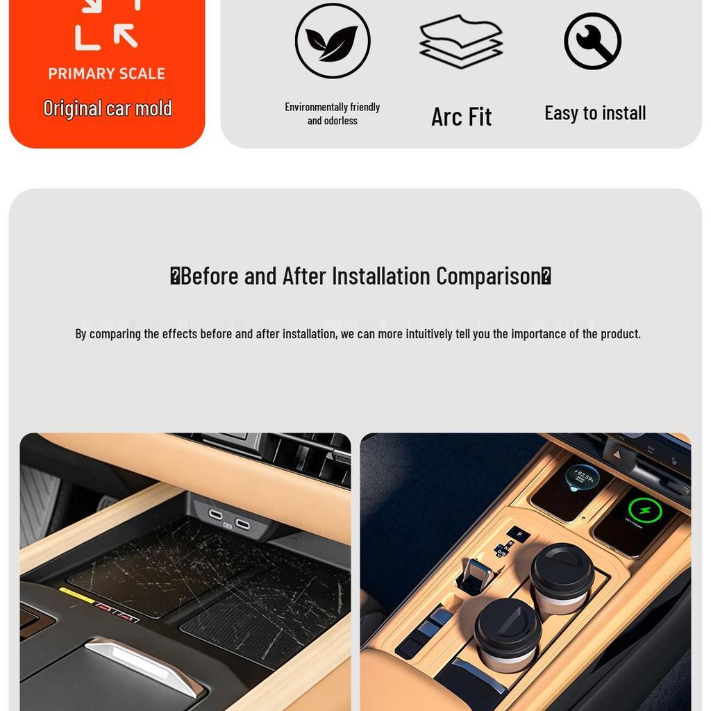 Lexus ES300h Wireless Charging Pad Armrest Protective Sticker Accessory