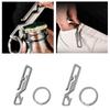 Outdoor Multitool Bottle Opener Quick Release Keyring Heavy Duty Keychain