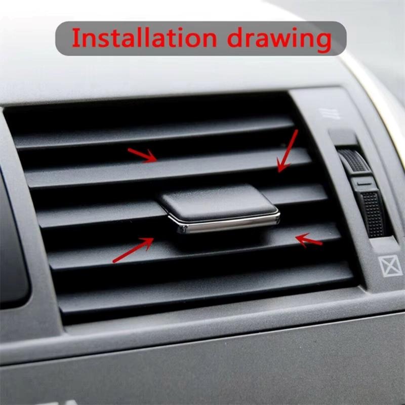 Car Dashboard Vent Adjuster Easy Installation Car Airflows Guide Plastic Construction Air Conditioning Vent Blade