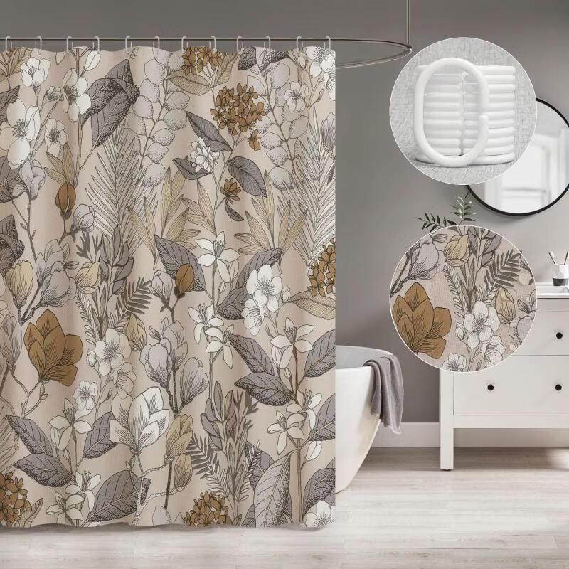 

Hampton Винтажная Нордическая Водонепроницаемая Занавеска для Душа