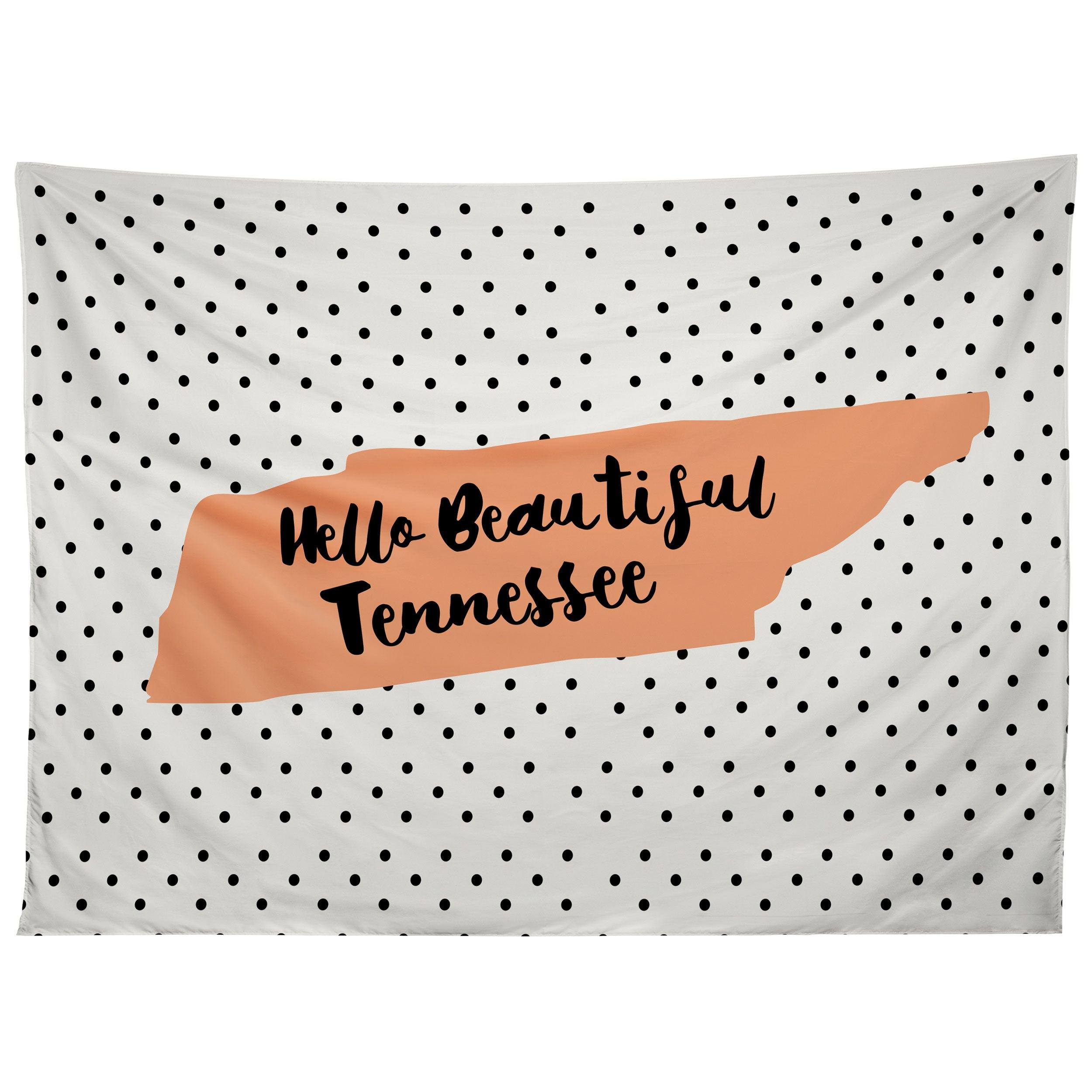 HELLO BEAUTIFUL TENNESSEE tapestry 75x100