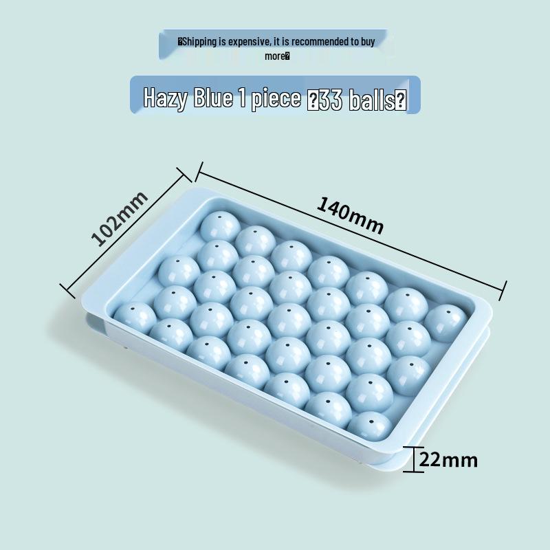 Большая силиконовая форма для кубиков льда с двухслойной конструкцией для хранения на кухне