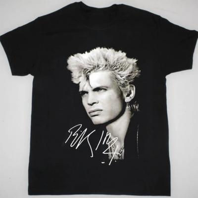 Billy Idol Signatur Musikgeschenk für Fan Schwarz Alle Größen S-5XL  cg509 Unisex T-Shirt