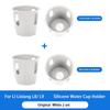 For LI LiXiang L7 L8 L9 2022 2023 Car Center Control Water Cup Holder Wireless Silicone Protection Pad Storage Box Anti Slip Pad