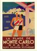 Monte Carlo Beach Travel Metal Tin Sign Poster Wall Plaque Aluminum ESaluminum
