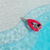 Inflatable Swim Ring Red Heart-Shape Floating Tools Swimming Pool Life Buoy  Y51D