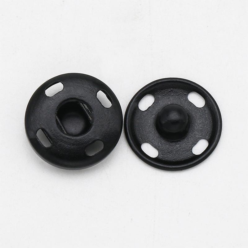 Round Children'S Underwear Hidden Button Invisible Hand Sewn Metal Button Clothes Child And Mother Button Flip Button