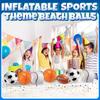 1PC Beach Football Balls Baseball Style Water Play Toys Summer Inflatable Balls  Sports Party