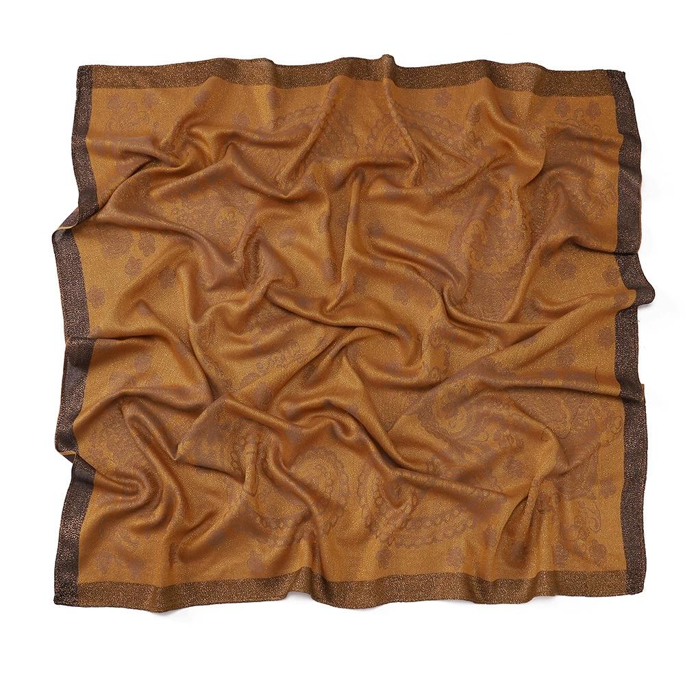 100X100Cm Women Paisley Pattern Malaysian Breathable Square Headscarf Arabian Scarf Middle East Dubai Turkey Palestinian Hijabs