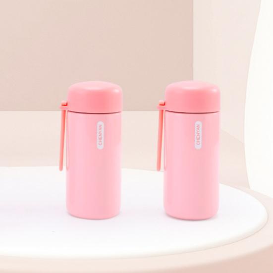 150ML Stainless Bottle Steel Insulated Vacuum Water Cup Leakproof Mini Flask with Lanyard
