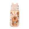 500ml Capybara Water Bottles Cartoon Capybara Drinking Bottle Drinkware Sport Water Bottle  Summer