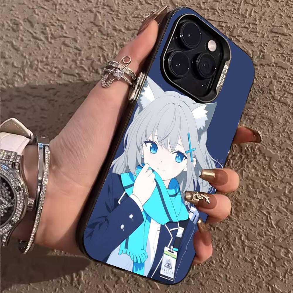 Blue A-Archive S-Shiroko Phone Case For iPhone 17,16,15,14,13,12,11,Pro,X,Xs,MAX,Plus TPU Soft To Skin-friendly Cover