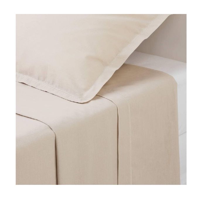 Drap plat - EDEN - Collection Grand Confort - 100% coton percale - 80 fils/cm² - Toucher très doux