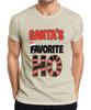 Santas Favorite Ho Funny Christmas Santa Party Gift Unisexs Tshirt