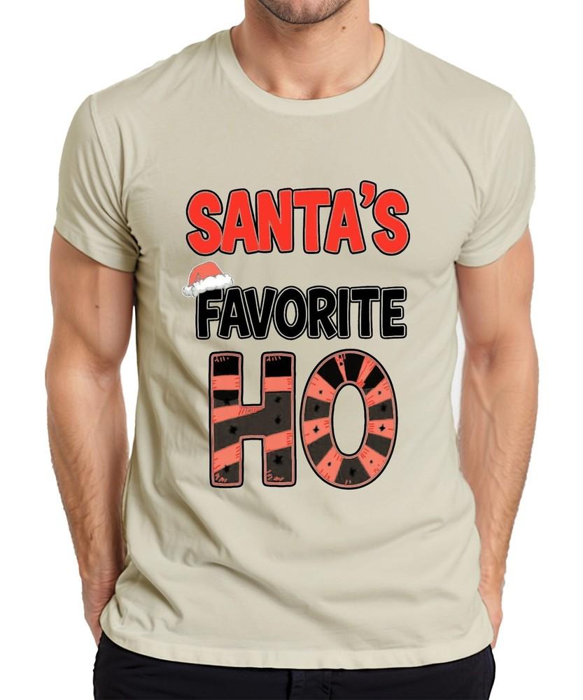 Santas Favorite Ho Funny Christmas Santa Party Gift Unisexs Tshirt