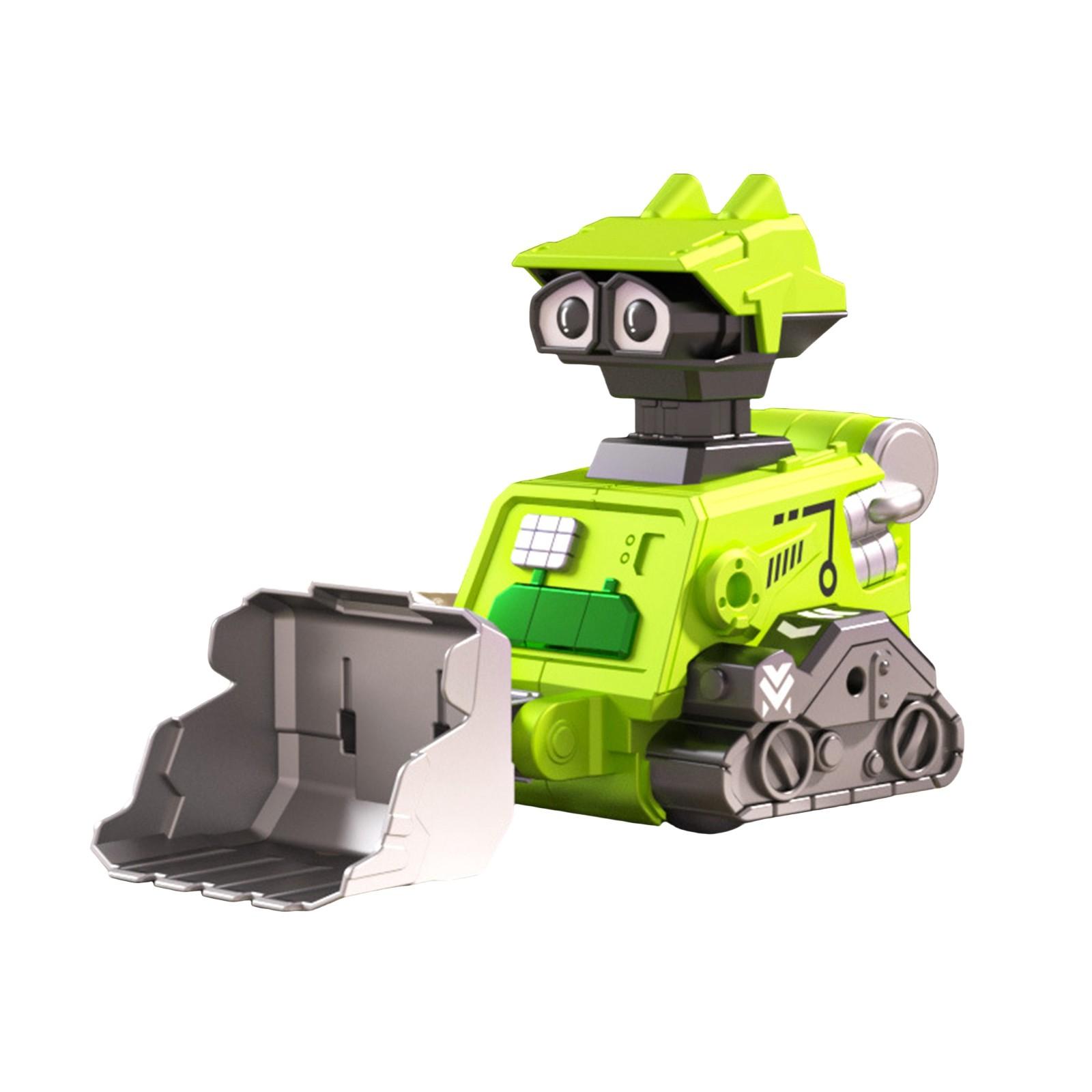 

Детские игрушечные машинки для мальчиков 3, 4, 5, 6 и 7 лет, маленькие скользящие игрушечные машинки, роботы-экскаваторы с обратным ходом, детские подарки на день рождения One Size зелёный