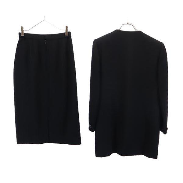 Givenchy Made In Japan Skirt Suit Setup 12AB Black Women Used