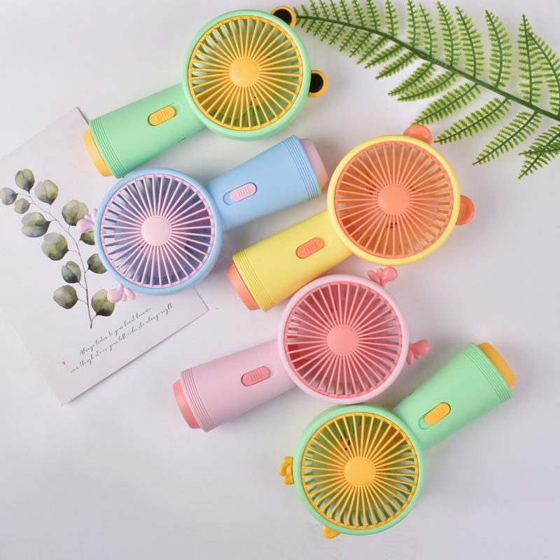 Ultra-Thin Portable Desktop Fan with Digital Display - Silent, Multifunctional, Rechargeable, and Hangable for Students and Offices.