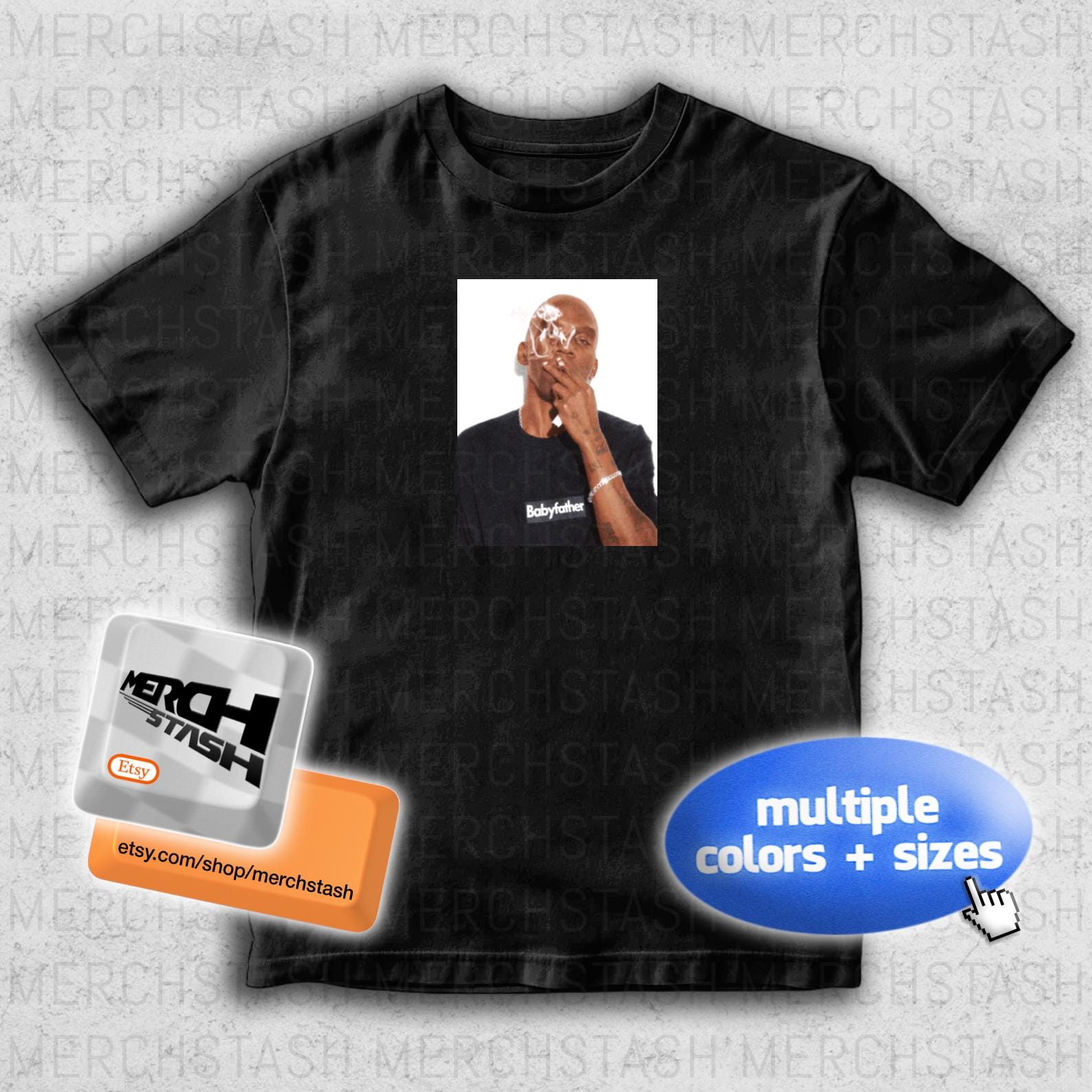 Dean Blunt Babyfather Photo T-Shirt Tee Merch | Y2K Worldmusic419 Zushi Nettspend Xaviersobased Fakemink Bladee Ecco2k Drain Gang L