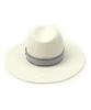 Yunibeosyeolkemiseuteuli Blue Mono Line Swing White Fedora Summer Fedora