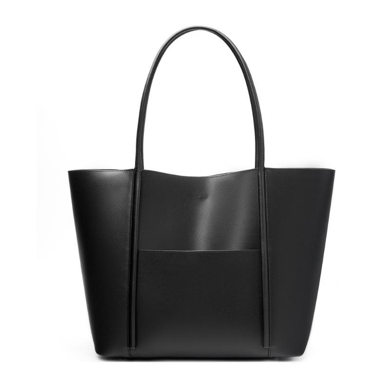 Big bag women's genuine leather women's bag cowhide new women's shoulder bag underarm large-capacity commuting high-end tote bag women