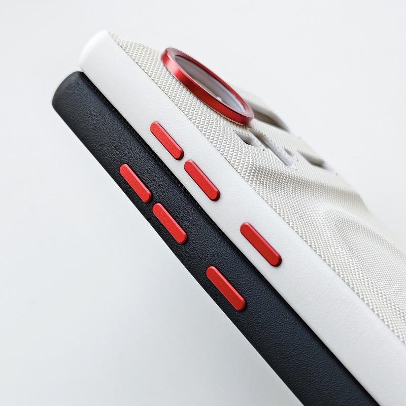 For ZTE Nubia Z80 Z70 Z70S Ultra Diamond Pattern Leather Case Magnetic Suction Contrast Keys Lens Frame Anti-Fingerprint Cover