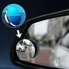 2pcs 360° Rotating Suction Cup Auxiliary Round Mirror Car Wide Angle Blind Spot