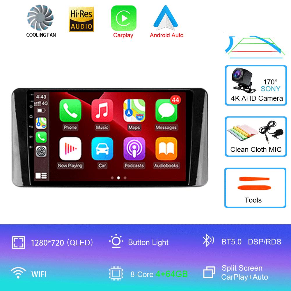 Android 14 For Volkswagen Polo Mk6 VI 6 2020 - 2022 Car Radio Multimedia Video Player Navigation Carplay WIFI BT 2Din 2 Din DVD