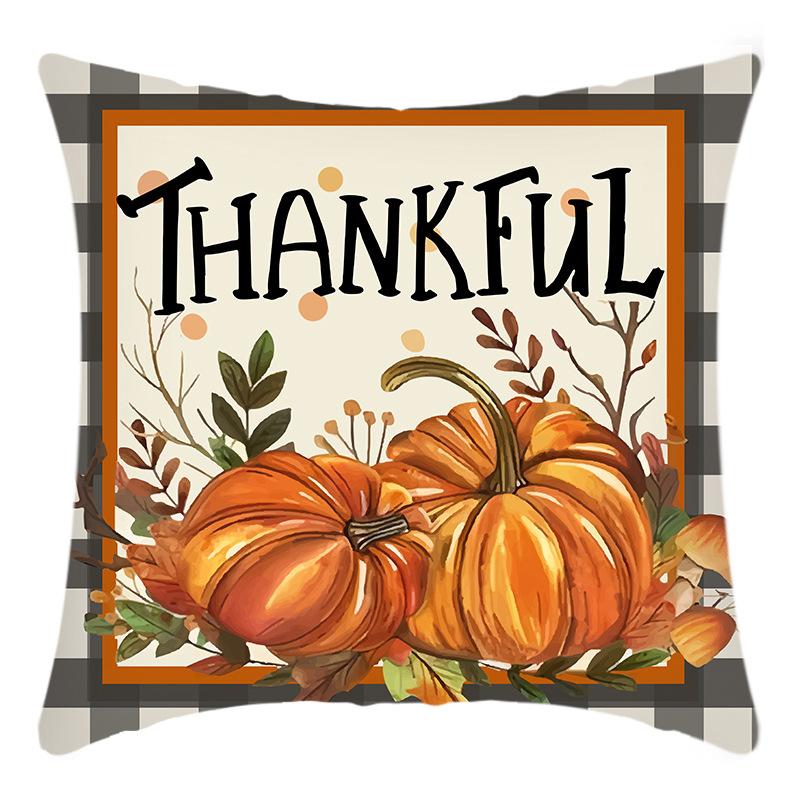

Новая серия ко Дню благодарения Принт с буквами Принт Подушка Домашняя Наволочка для диванной подушки 45 * 45Cm pillowcase