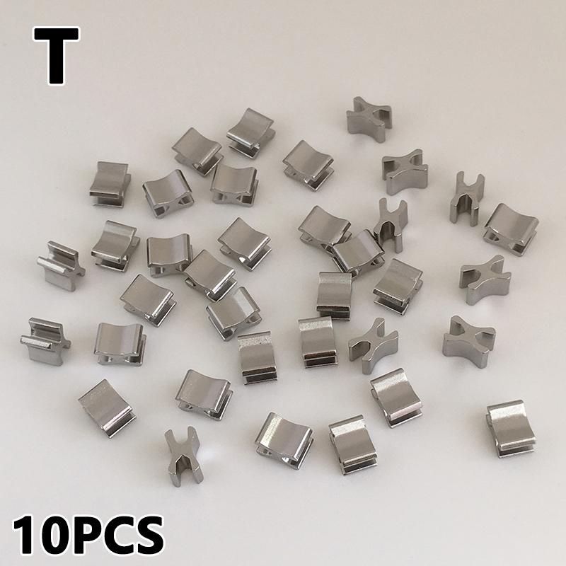 10Pcs Metal Zipper Head Sliders Retainer Insertion Pin Zipper Kit 3# 5# 8# Top Stop DIY Accessories Plug Zipper Repair Tool