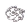 Oțel Inoxidabil 316L Cercei Piercing Mamelon Bară Curbată Mare