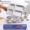 Stainless Steel Divided Meal Tray