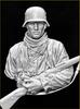Young Miniatures 1/10 Scale WWII German Waffen-SS Young Infantryman with Rifle Bust Resin Kit YM18101 (Person)