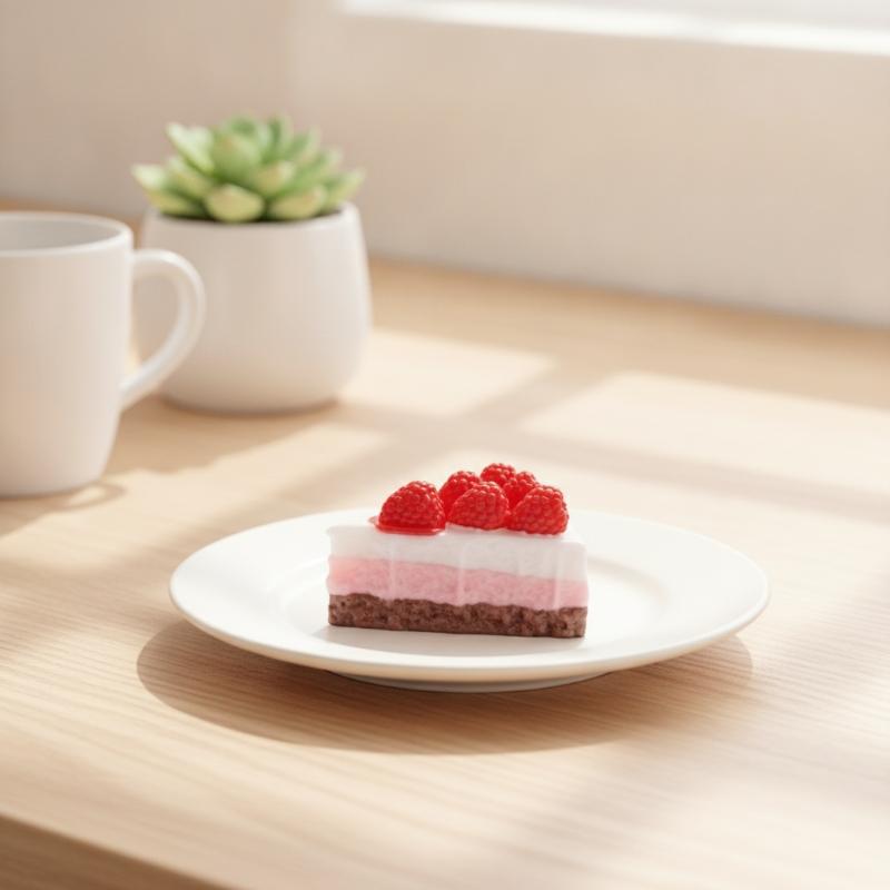 Jumbo Simulation Strawberry Cake  Pu Slow Rising Cute Squeeze Toy For Backpack Pendant Decoration