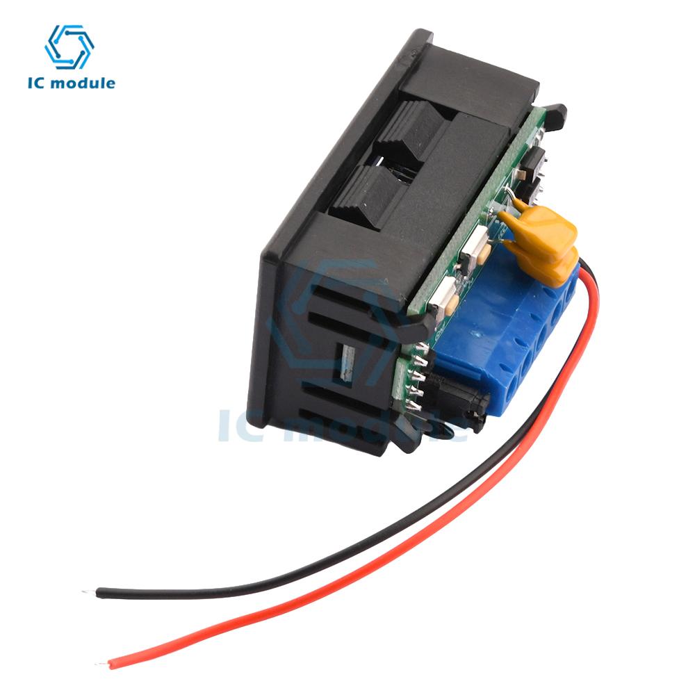 LCD DC DC Meter Head 75mV Digital Display Dual Display Voltage Current Temperature RS485 High Current Modbus Protocol