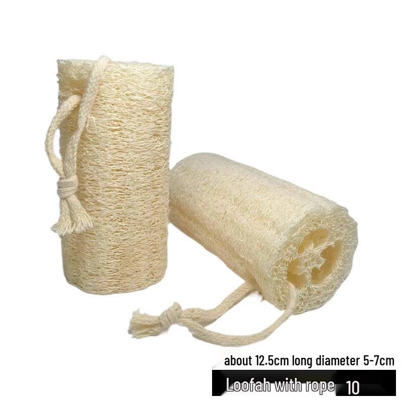 Jian An Natural Loofah Kitchen Scrub Pads, Pack of 10