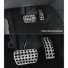 3Pcs Non Slip Accelerate Brake Foot Pedals Cover Pad For Mercedes-Benz W176 W245