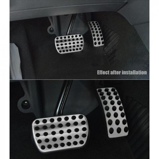 3Pcs Non Slip Accelerate Brake Foot Pedals Cover Pad For Mercedes-Benz W176 W245
