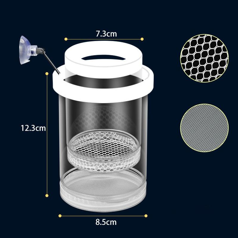 Плавающий Изолирующий Ящик для Разведения Рыб Аквариумный Инкубатор Аквариумный Аквариумный Инкубатор для Инкубации Инкубатор для Инкубации Кормушка