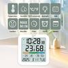 Backlit Large Digital Display Thermometer Hygrometer With Alarm Calendar Function Humidity Meter ℃/℉ Switching Temperature Gauge
