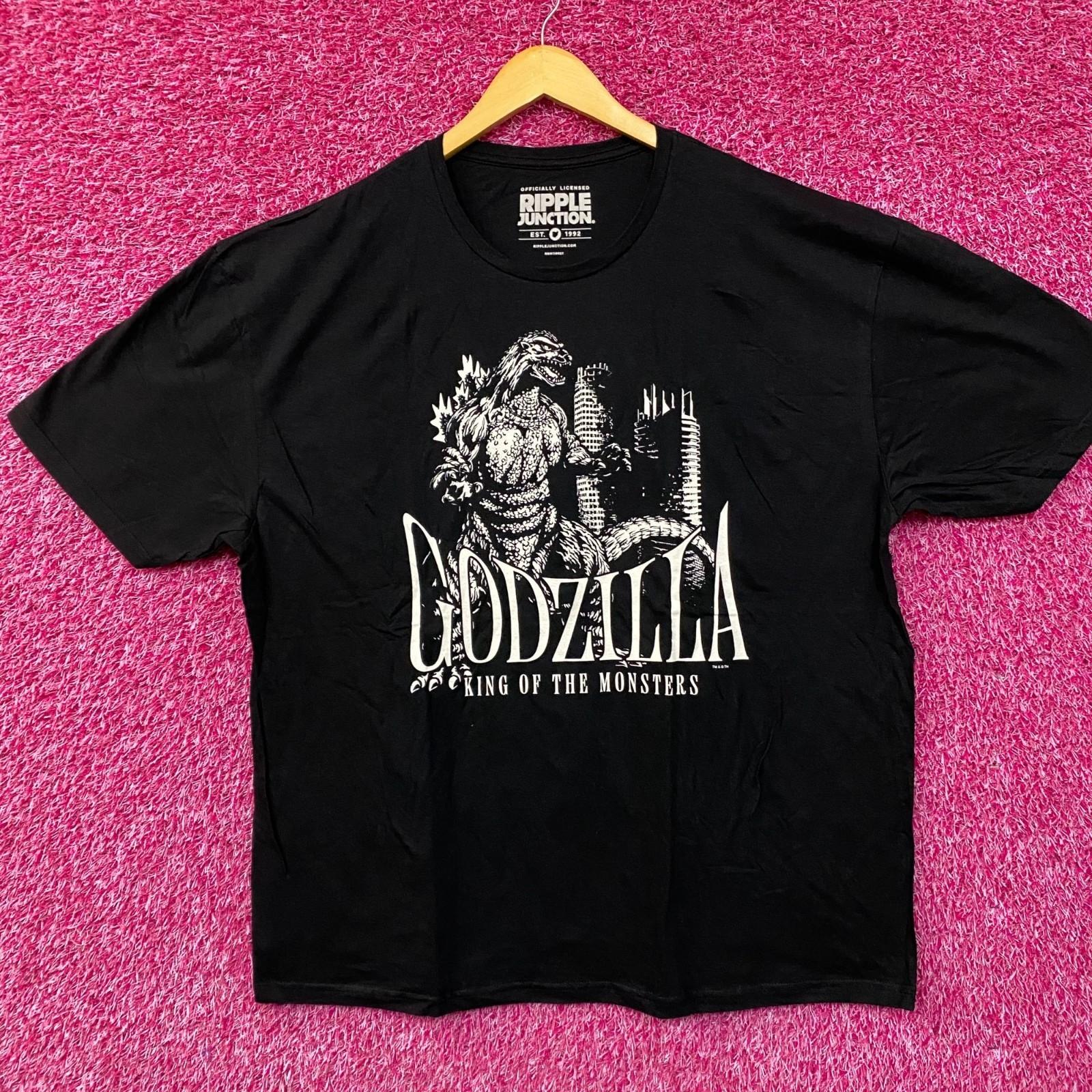 King of Monsters Godzilla Anime Movie Poster T-Shirt L