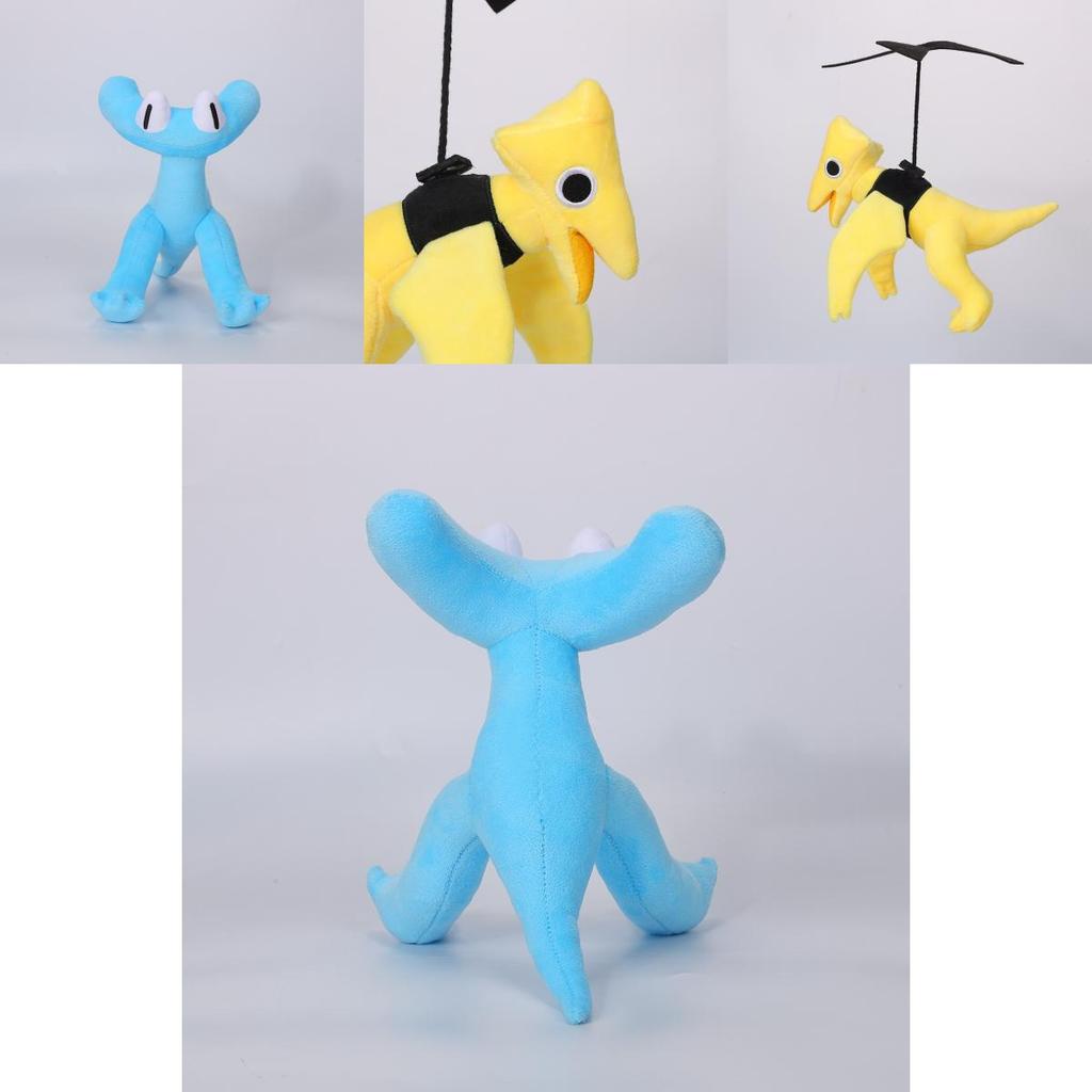 Rainbow Friends Kapitel 2 Dinosaurier Plüschtier Weich und kuschelig Kurzer Plüsch Stofftier von Jili