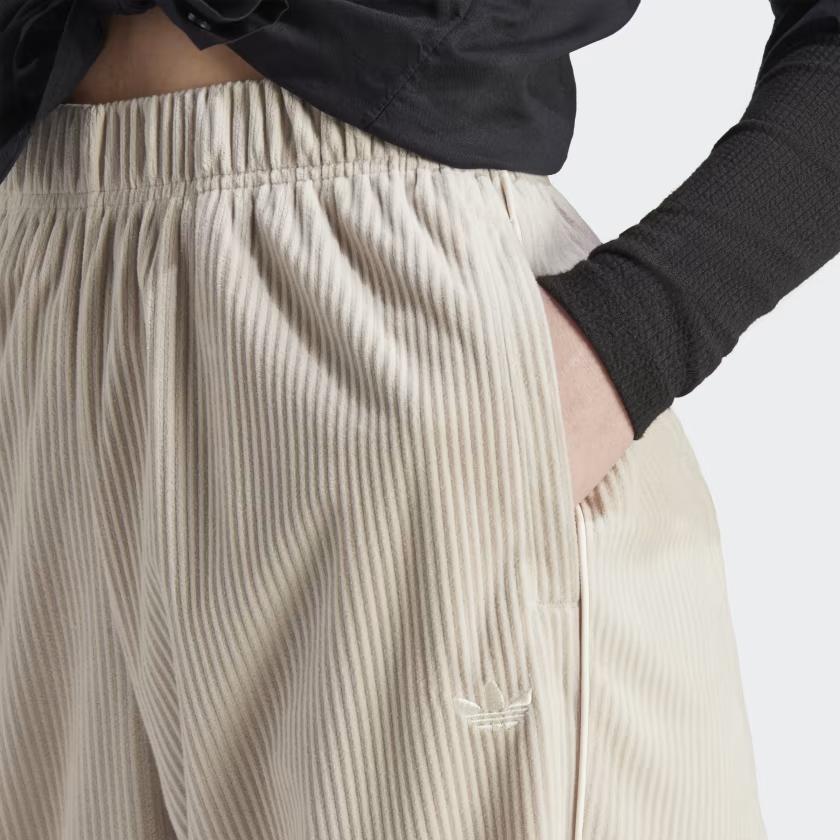 Women's Pants Adidas Originals Casual Pants Women's Beige Moderate Wide Leg Pants