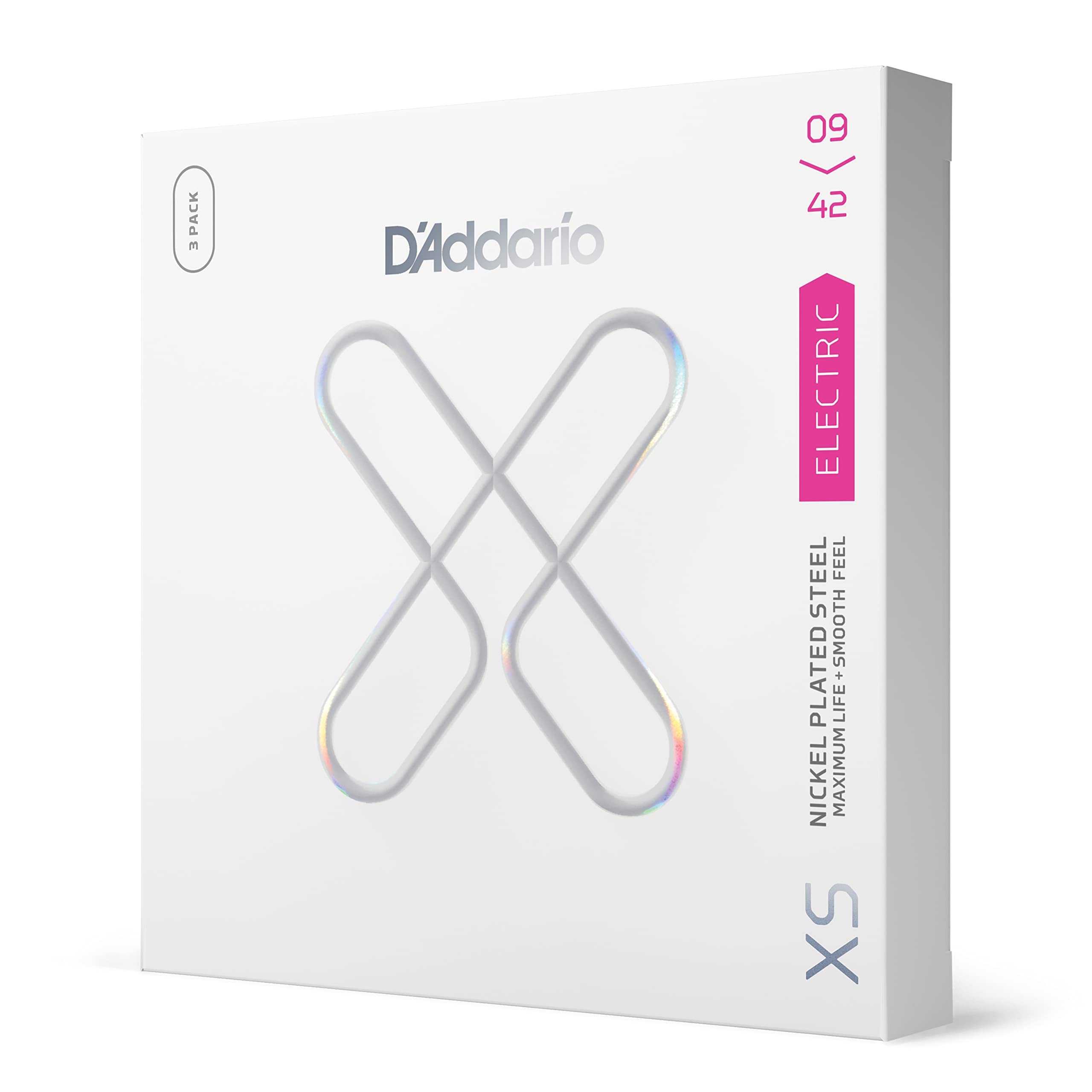 

Electric Guitar Strings XS Coated Strings Nickel Super Light 3set Pack D Addario .009-.042 XSE0942-3P []