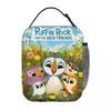 Puffin Rock und die neuen Freunde Isolierte Lunchtasche Lebensmittelbehältertaschen Tragbarer Kühler Thermische Lunchboxen für Schule Büro...