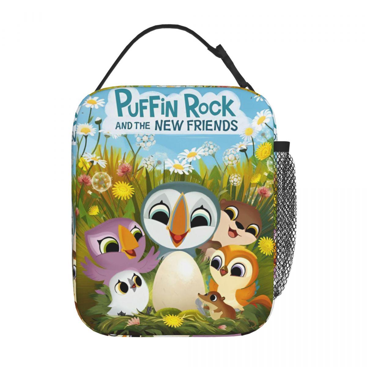 

Остров Паффинов И Новые Друзья Изолированная Сумка для Ланча Контейнеры для Еды Сумки Портативный Охладитель Термо Ланч-Боксы Для Школы Офиса 26x21x11CM
