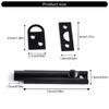 Multifunction Sliding Door Security Lock Iron 90/180 Degree Mounting Option Double Door Sliding Bolt Lock for Household Use