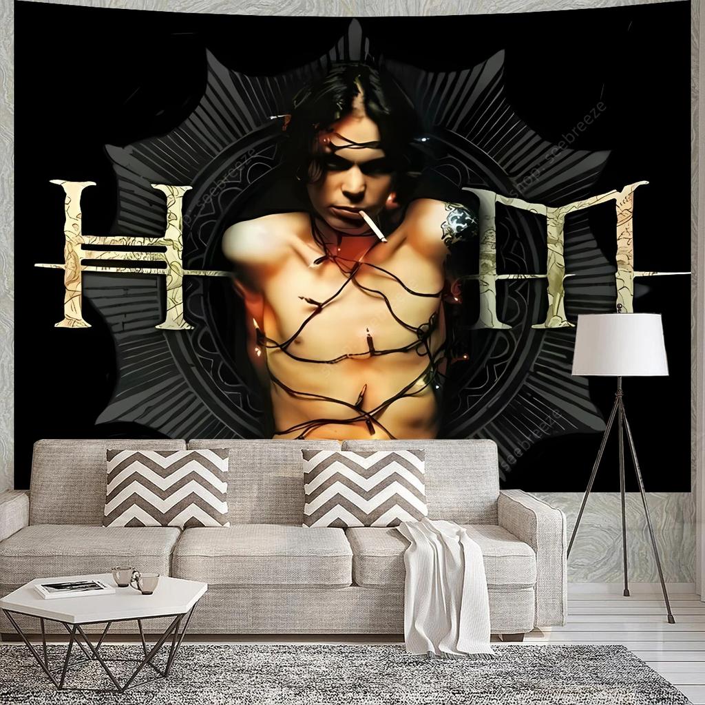 Vibrant Graffiti Portrait Tapestry Colorful Urban ArtModern Street CultureUnique Wall Art for Bedroom  Street Art Lover Gift