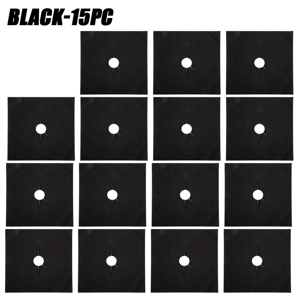 1-15PCS Gas Stove Protector Mat Reusable Washable High Temperature Resistant Oil Stain Proof Non-Toxic Easy Clean Kitchen Mat