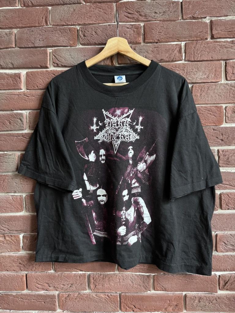 Vintage 90er Dark Funeral Vobiscum Satanas Metal Band T-Shirt Unisex T-Shirt